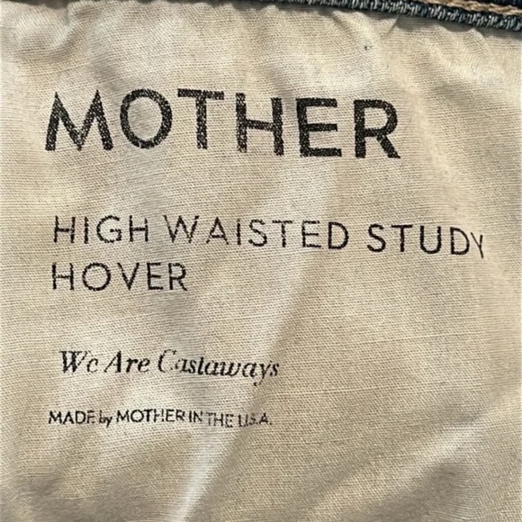 Mother Superior High Waisted Study Hover We Are Castaways Distressed Jeans 29 - Picture 7 of 10